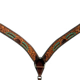 BER511-Western Leather Breast Collar