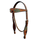 BER511-Western Leather Headstall