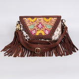 LC-ADBGF102B Crossbody Hair-On Genuine Western Leather Women Bag