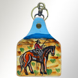 ADKRM106 Hand Painted Genuine Leather Keyring