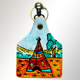 ADKRM110 Hand Painted Genuine Leather Keyring