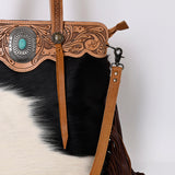 LC-ADBG937 Tote Hair-On Genuine Western Leather Women Bag