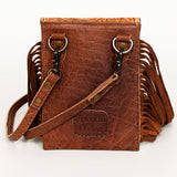 ADBG943 Cellphone Holder Genuine Western Leather Bag Sage