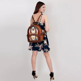 LC-ADBG944 Backpack Genuine Western Leather Women Bag