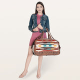 LC-ADBG946B Duffel Genuine Western Leather Women Bag