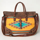 LC-ADBG516O Duffel Genuine Western Leather Women Bag Belle