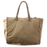 KB348 Tote Upcycled Canvas Ladies Bag