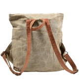 KB381 Backpack Upcycled Canvas Ladies Bag