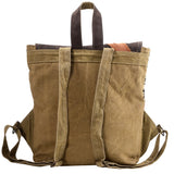 KB392 Backpack Upcycled Canvas Ladies Bag