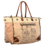 KB409 Tote Upcycled Canvas Ladies Bag