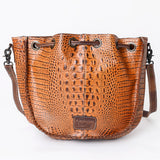 ADBG975 Bucket Genuine Western Leather Women Bag