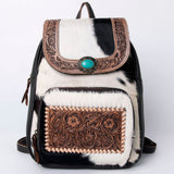 SKBG158  BACKPACK Harness Skirting Leather with Hand Carving Ladies Bag H15XW11XD3.5 SKBG158