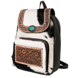 SKBG158  BACKPACK Harness Skirting Leather with Hand Carving Ladies Bag H15XW11XD3.5 SKBG158