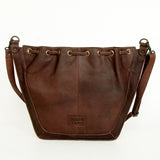 LC-ADBGZ646B Hobo Hair-On Genuine Western Leather Women Bag