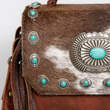 ADBG983 Crossbody Hair On Genuine Western Leather Women Bag