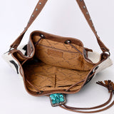 LC-ADBG985A Bucket Hair-On Genuine Western Leather Women Bag