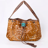 LC-ADBG985B Bucket Hair-On Genuine Western Leather Women Bag