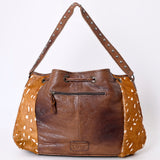 LC-ADBG985B Bucket Hair-On Genuine Western Leather Women Bag