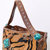 LC-ADBG989C Hobo Hair-On Genuine Western Leather Women Bag