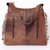 LC-ADBG990B Hobo Hair-On Genuine Western Leather Women Bag