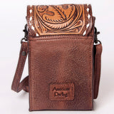 LC-ADBGZ326D Cellphone Holder Genuine Western Leather Women Bag