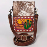 LC-ADBGF109B Cellphone Holder Genuine Western Leather Women Bag