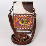 LC-ADBGF111 CellPhone Holder Genuine Western Leather Women Bag