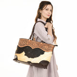 ADBGZ649 Tote Hair-On Genuine Western Leather Women Bag