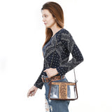 ADBGZ655 Clear Bag Genuine Western Leather Women Bag