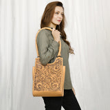 ADBGZ659 Tote Genuine Western Leather Women Bag