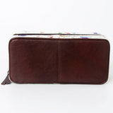 ADBGA318 Jewelry Case Genuine Western Leather Women Bag