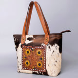 LC-ADBGZ694C Tote Hair-On Genuine Western Leather Women Bag