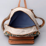 KB476 Backpack Upcycled Canvas Ladies Bag