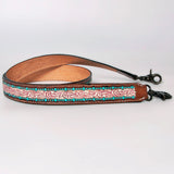 ADSTF183 Hand Tooled Genuine Leather Handle Strap