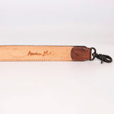 ADSTF183 Hand Tooled Genuine Leather Handle Strap