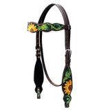 BER344-Western Leather Headstall