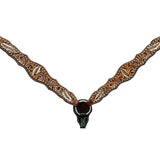 BER349-Western Leather Breast Collar