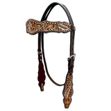 BER349-Western Leather Headstall