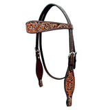 BER350-Western Leather Headstall