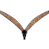 BER351-Western Leather Breast Collar