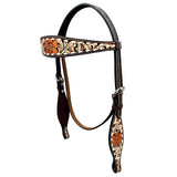 BER351-Western Leather Headstall