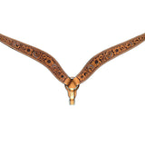 BER352-Western Leather Breast Collar