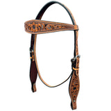 BER352-Western Leather Headstall