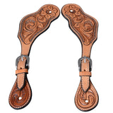 BER352-Western American Leather Spur Strap