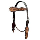 BER353-Western Leather Headstall