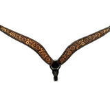 BER354-Western Leather Breast Collar