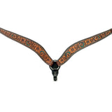 BER357-Western Leather Breast Collar