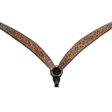 BER358-Western Leather Breast Collar