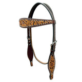 BER358-Western Leather Headstall