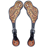 BER359-Western American Leather Spur Strap